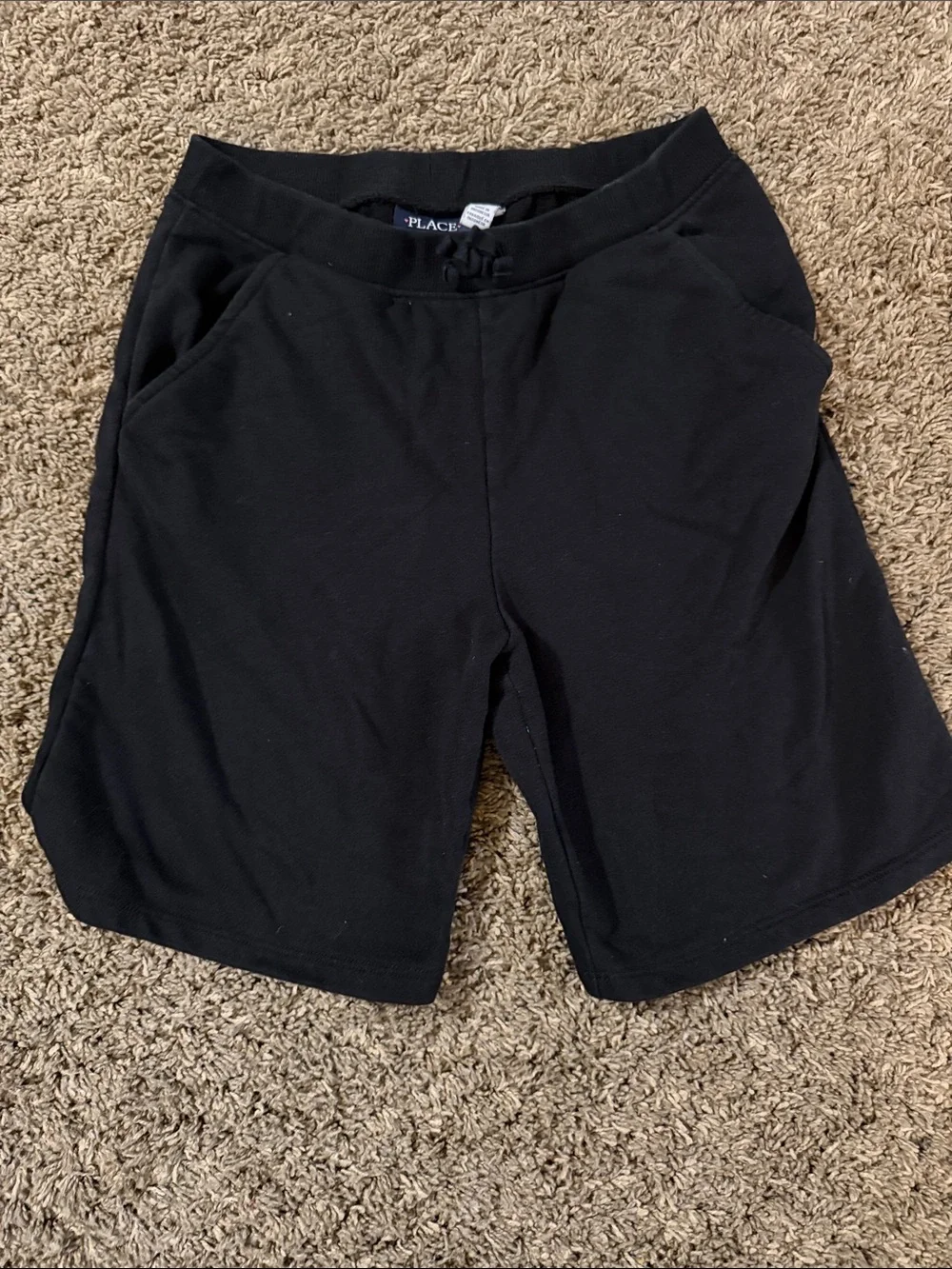 The Children's Place Black Athletic Knit Shorts